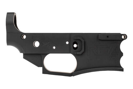 Rebels Edge Armory Stripped AR15 Lower Receiver features a flared magwell